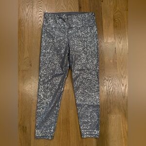 Sweaty Betty Gray and Silver Speckled Leggings